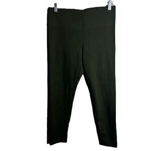 Loft Pants Womens Medium Dark Caper Green Sculpt‎ Leggings Casual Athleisure